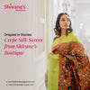 Draped in Stories Crepe Silk Sarees from Shivane’s Boutique