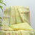 Yellow Color All Over Floral Design Organza  Saree With Woven Blouse