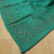 Leaf Green Color Karthana Work With Embroidery Saree And Blouse (COD ON REQUEST)