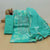 Deep Blue Color Different Design Tussar Saree With Contrast green Color Blouse