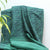Different Green Color Half Linen Saree With Contrast Woven Blouse
