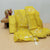 Mustard Yellow Color Organza Top Material And Pant Material With Dupatta