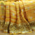 Yellow With Gold Color Kota Doria Silk Saree With Blouse