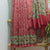 Pale Red  Color Bandhani Printed Chanderi By Cotton Saree With Printed Blouse