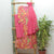 Pink Color All Over Floral Printed Shinon Top[T.L.46] And Parallel Pant [P.H.37]With Dupatta