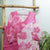 Pink Color All Over Floral Printed Muslin Top[T.L.46]And Parallel Pant [p.H.37]With Organza Dupatta