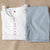 White With Pale Powder Blue Color Cotton With Lining Top [T.L.46] Pant [P.H.36]