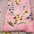 Rose Milk Color Linen By Tussar Top Material And Pant Material With Kota Doria Painted Floral Dupatta