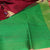 Deep Maroon Jute Silk Hand Painted  Saree with Contrast Blouse