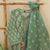 Different Green Color Muslin Top [T.L.43]And Parallel Pant [P.H.38] And Dupatta