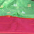 Pure Handloom Silk Saree with Pallu & Blouse in Leaf Green Color