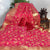 Pure Handloom Bridal Silk Saree in Peach Pink Color