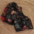 Black Color Floral Printed Muslin Readymade Blouse (Plus 3 Inches Provisions Inside)