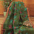 Green Color Tussar Silk Saree With Green Color Chinya Silk Blouse