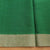 Deep Green Color Super Soft Handloom Cotton With Jute Pallu With Plain Running Blouse