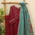 Maroon Color Without Side Slit Top(Top Length-44") and Parallel Pant (Pant Height-38") With Gajji Silk Dupatta