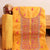Yellow Color Organza Top Material and Pant Material With Organza Dupatta