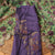 Violet Color Crepe Silk Hand Work Top Material and Pant Material With Organza Cut Work Dupatta