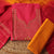 Pinkish Red Color Silk Cotton Top Material and Pant Material With Dupatta