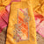 Yellow Color Soft Crepe Silk Hand Work Top Material and Pant Material With Woven Dupatta