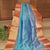 Pale Blue Color Pure Handloom Jute Silk Saree With Contrast Matching Pallu and and Contrast Matching Blouse (COD ON REQUEST)
