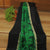 Dark Green Color All Over Printed Pure Handloom Jute Silk Saree with Contrast Matching Pallu and Blouse