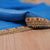 Deep Blue Silk Cotton  Saree With Contrast Matching Red Color Readymade Hand Embroidery Work Blouse Size 32"-34" (COD ON REQUEST)