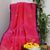 Pink Colour  Pure Handloom Silk Saree Gold Jari Navy Blue Pallu with Matching Blouse