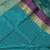 Dark Aqua Blue Color All Over Designs Pure Handloom Silk Saree With Beautiful Jari Pallu and Same Matching Running Blouse