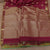 Deep Pinkish Maroon Color Pure Handloom Silk Saree With Jari Pallu and Contrast Matching Blouse (COD ON REQUEST)
