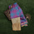 Blue With Pink Check Design With Multi Colored Border Pure Handloom Silk Saree With Contrast Matching Pallu and Blouse