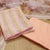 Pale Pink Color Organza Top Material Contrast Matching Pale Peach Color Pant Material With Organza Floral Dupatta