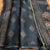 Blueish Black Color Mixed Half Chanderi Patch Work Top Material and Pant Material With Chanderi Dupatta