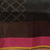Black Color Silk Cotton Saree With Contrast Matching Border and Running Blouse